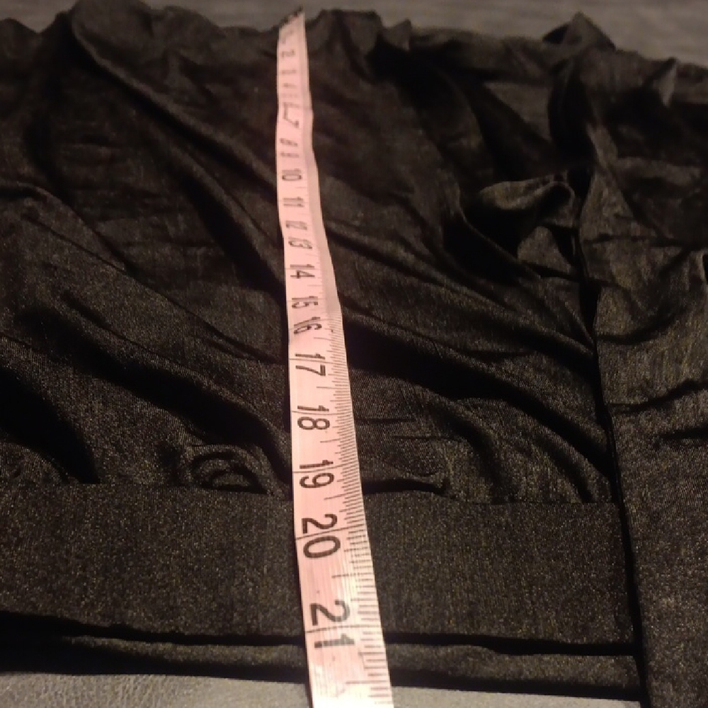 Zara Black Sleeveless Tie-Neck Blouse - Picture 9 of 9